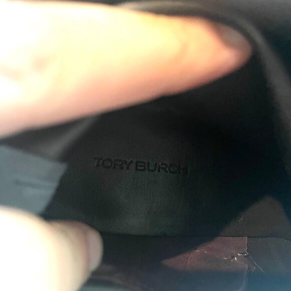 Tory Burch Over the Knee Suede Grey Flat Boots Size 10 - Picture 5 of 12